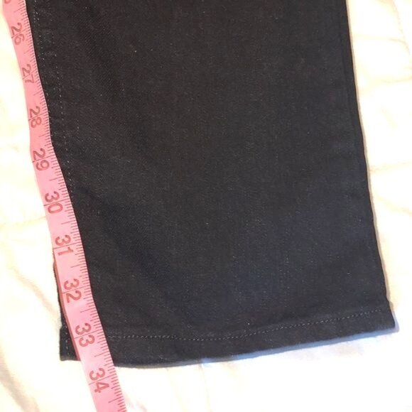 Wrangler Womens Black Straight-Leg Jeans Size 12M Stretch Cotton Blend Denim - Picture 9 of 12